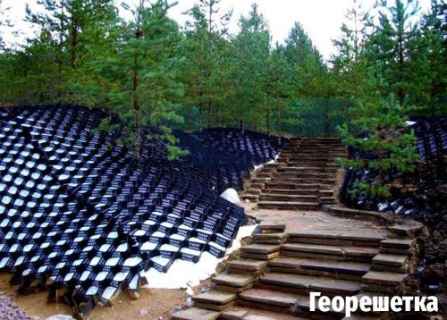 Какие особенности следует учитывать при создании тропинок на территории с крутым уклоном. Укрепление участков с уклоном выше 35%