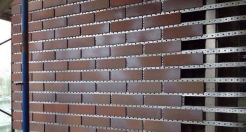 Клинкерная плитка на подсистеме. Скрытый способ монтажа клинкерной плитки