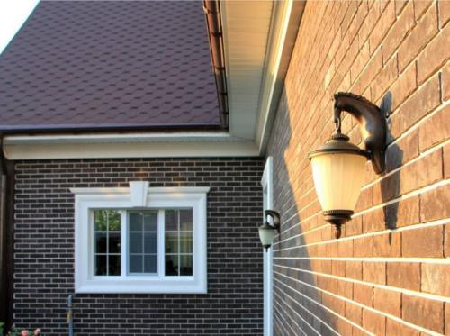 Фасад из клинкерной плитки. Варианты применения во внешней отделке домов 05