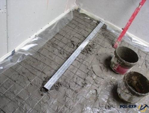 Как снять стяжку с пола. Стяжка пола и её основные функции