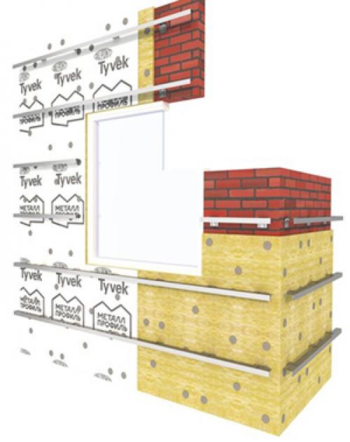 Особенности крепления плит вентилируемого фасада. Как делать вентилируемый фасад? 03