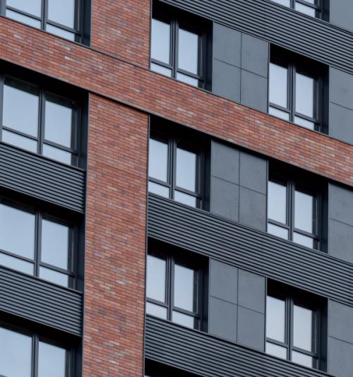 Монтаж клинкерной плитки на вентилируемый фасад. Система вентфасада с клинкерной плиткой