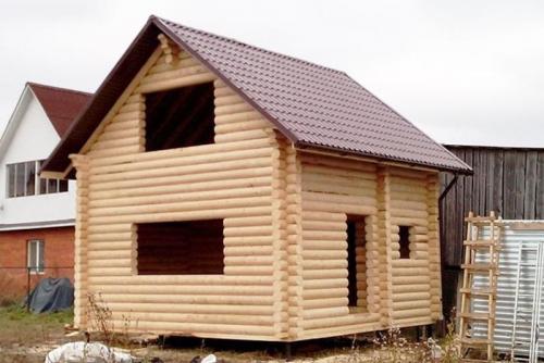 Сруб бани 8 н.  Купить сруб бани 8х8