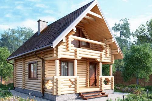 Сруб бани 8 н.  Купить сруб бани 8х8