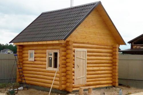 Сруб бани 8 н.  Купить сруб бани 8х8