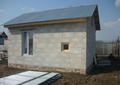 Баня своими руками из блоков. Какой фундамент лучше выбрать под баню из пенобетона