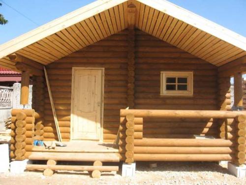 Одноэтажные бани из бруса. Проекты одноэтажных бань из оцилиндрованного бревна или блоков (140 фото). Идеи для строительства с террасой и комнатой отдыха