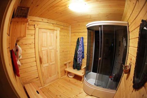 Проект бани из бруса с террасой. Баня 4 на 4,5 с террасой 14