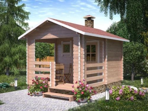 Проект бани из бруса 3х4. Преимущества бани размерами 3х4 м