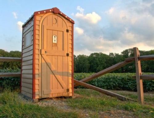 Построить туалет на улице. Выбираем внешнее оформление