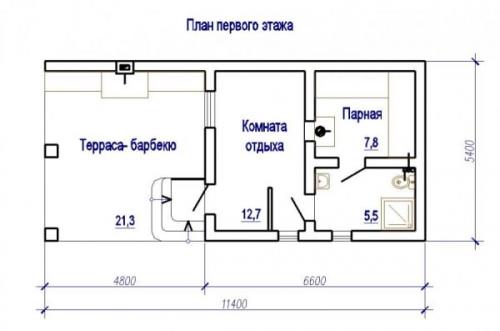 ТОП-60 лучших проектов бани для дачи на 2022 год. Баня на даче: проектирование, постройка и утепление своими руками. ТОП-150 фото современных проектов, схем и чертежей 19