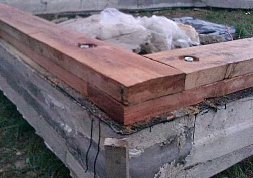 Расчет обвязки каркасного дома. Шаг 2: Нижняя обвязка и пол