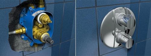 Смеситель скрытого монтажа на 2 выхода. Как установить смеситель скрытого монтажа