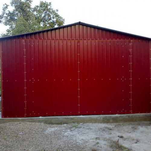 Построить гараж на даче. Как построить металлический гараж для машины на даче своими руками 01