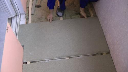 Пол на балконе без утепления. Варианты устройства чернового пола