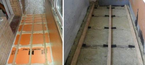 Что положить на пол на балконе и на лоджии. Пол на балконе по лагам