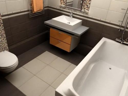 Полы в ванной комнате в частном доме и на даче. Особенности деревянного дома 08