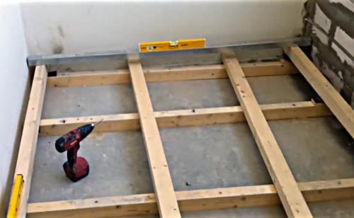 Чем застелить черновой пол на балконе. Черновой пол на балконе и лоджии своими руками