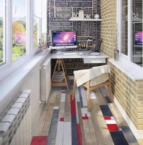 Покрытие для пола на балконе. Из чего сделать пол на застеклённом балконе